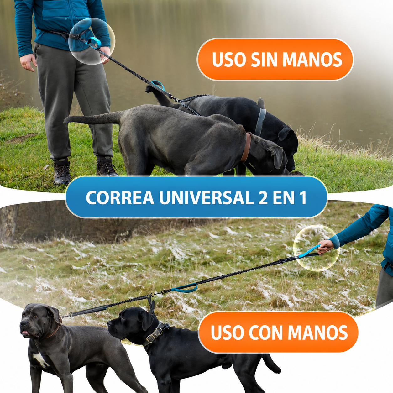 Correa Doble Manos Libres